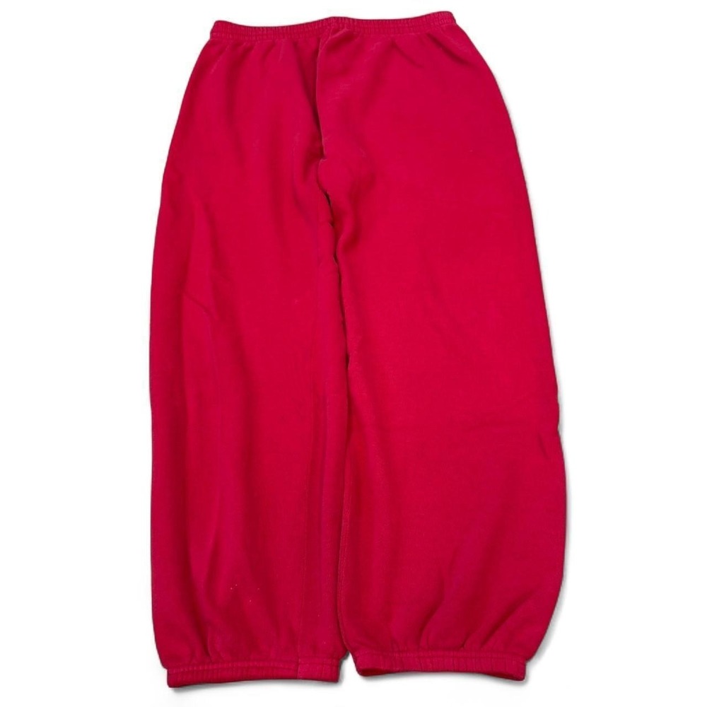 Vintage Hanes Sport Red Fleece Sweatpants Adult XL Elastic Waist Drawstring 90s
